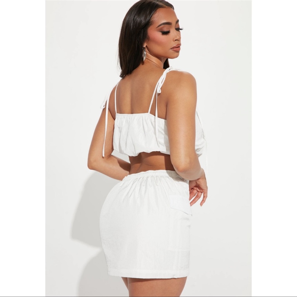 White Two-Piece Set - Picture 3 of 3